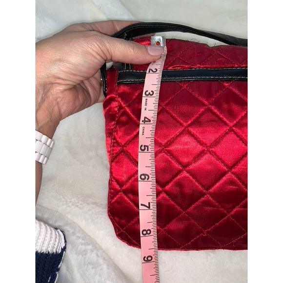 Florida State Seminoles Women's Red Quilted Crossbody Purse - Picture 5 of 10